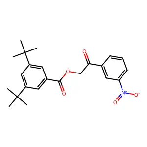 2-{3-Nitrophenyl}-2-oxoethyl 3,5-ditert-butylbenzoate structure