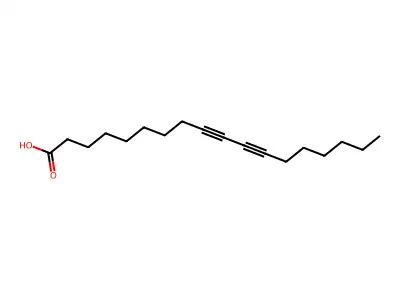 9,11-Octadecadiynoic acid structure