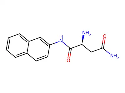 (2R)-2-amino-N-naphthalen-2-ylbutanediamide structure