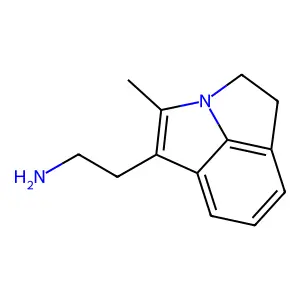 3-(2-Aminoethyl)-1,7-ethylene-2-methylindole structure