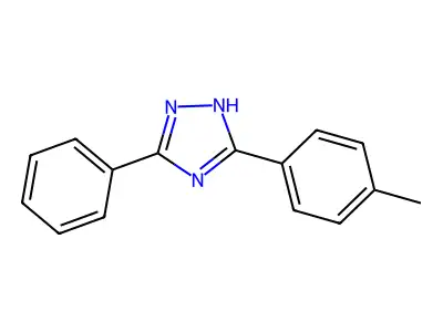 3-Phenyl-5-p-tolyl-S-triazole structure