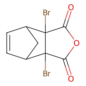 2,6-Dibromo-4-oxatricyclo[5.2.1.02,6]dec-8-ene-3,5-dione structure