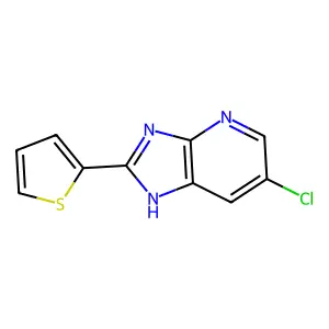 2-(6-Chloroimidazo[5,4-b]pyridin-2-yl)thiophene structure