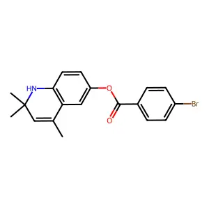 2,2,4-Trimethyl-1,2-dihydroquinolin-6-yl 4-bromobenzoate structure
