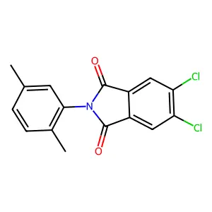 5,6-dichloro-2-(2,5-dimethylphenyl)-1H-isoindole-1,3(2H)-dione structure