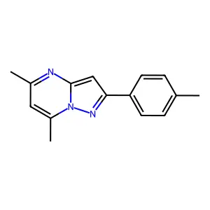 5,7-Dimethyl-2-(4-methylphenyl)pyrazolo[1,5-a]pyrimidine structure