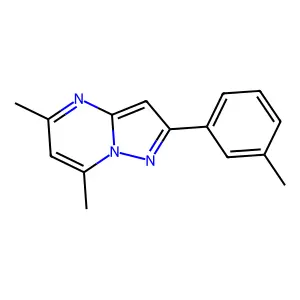 5,7-Dimethyl-2-(3-methylphenyl)pyrazolo[1,5-a]pyrimidine structure