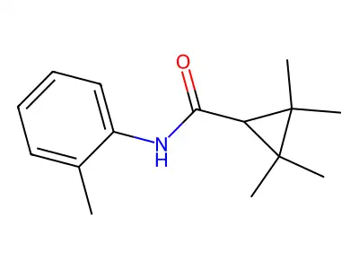 2,2,3,3-tetramethyl-N-(2-methylphenyl)cyclopropanecarboxamide structure