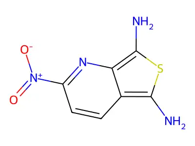 2,7-Diamino-6-nitro-1,3-benzothiazole structure