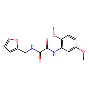 N-(2,5-dimethoxyphenyl)-N'-(furan-2-ylmethyl)ethanediamide structure