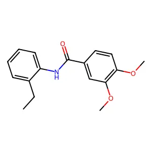 N-(2-ethylphenyl)-3,4-dimethoxybenzamide structure