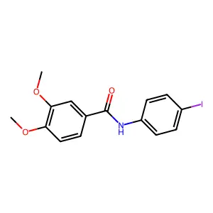 N-(4-iodophenyl)-3,4-dimethoxybenzamide structure