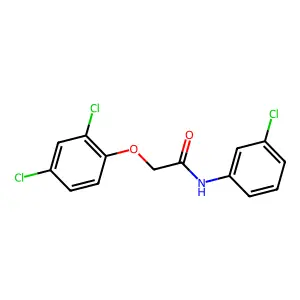 N-(3-Chlorophenyl)-2-(2,4-dichlorophenoxy)acetamide structure