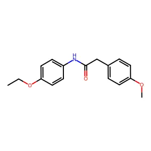 N-(4-ethoxyphenyl)-2-(4-methoxyphenyl)acetamide structure