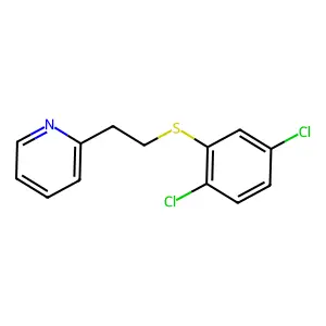 2-[2-(2,5-Dichlorophenyl)sulfanylethyl]pyridine structure