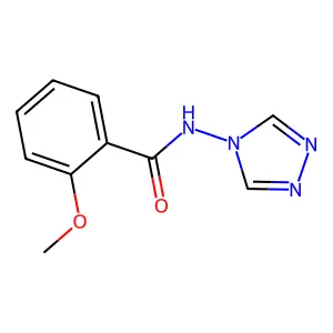 2-methoxy-N-(4H-1,2,4-triazol-4-yl)benzamide structure