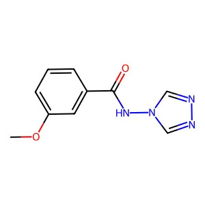 3-methoxy-N-(4H-1,2,4-triazol-4-yl)benzamide structure