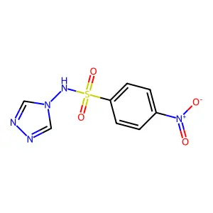 4-Nitro-N-(4H-1,2,4-triazol-4-yl)benzene-1-sulfonamide structure