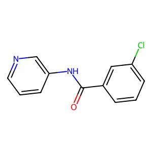 3-chloro-N-(pyridin-3-yl)benzamide structure