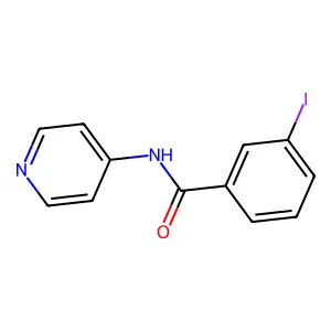 3-iodo-N-(pyridin-4-yl)benzamide structure
