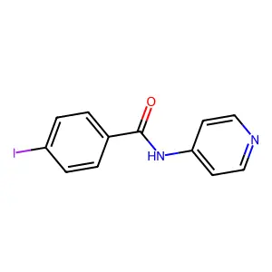 4-iodo-N-(pyridin-4-yl)benzamide structure