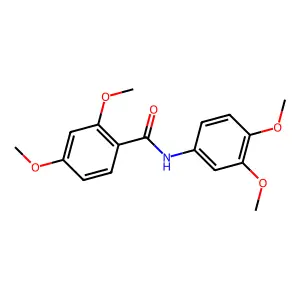 N-(3,4-dimethoxyphenyl)-2,4-dimethoxybenzamide structure
