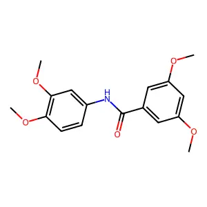 N-(3,4-dimethoxyphenyl)-3,5-dimethoxybenzamide structure