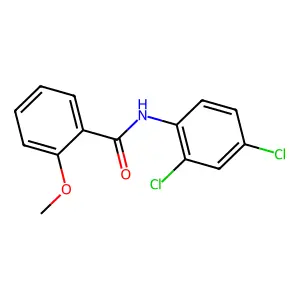 N-(2,4-dichlorophenyl)-2-methoxybenzamide structure