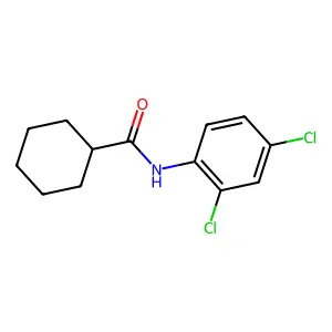 N-(2,4-dichlorophenyl)cyclohexanecarboxamide structure