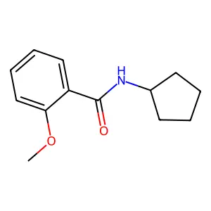 N-cyclopentyl-2-methoxybenzamide structure