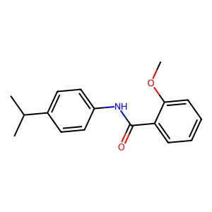 2-methoxy-N-(4-propan-2-ylphenyl)benzamide structure