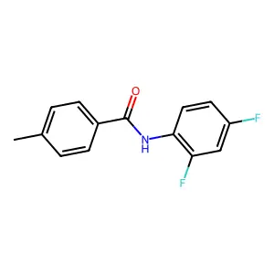 N-(2,4-difluorophenyl)-4-methylbenzamide structure