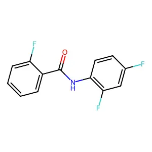 N-(2,4-difluorophenyl)-2-fluorobenzamide structure