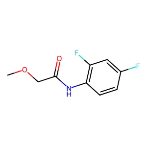 N-(2,4-difluorophenyl)-2-methoxyacetamide structure