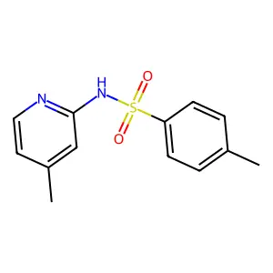 4-methyl-N-(4-methylpyridin-2-yl)benzenesulfonamide structure