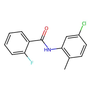 N-(5-氯-2-甲基苯基)-2-氟苯甲酰胺 structure