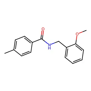 N-(2-methoxybenzyl)-4-methylbenzamide structure