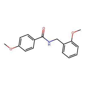 4-methoxy-N-(2-methoxybenzyl)benzamide structure