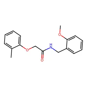 N-(2-Methoxy-benzyl)-2-o-tolyloxy-acetamide structure