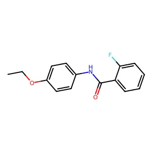 N-(4-乙氧基苯基)-2-氟苯甲酰胺 structure