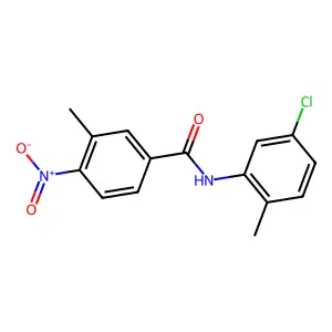 N-(5-chloro-2-methylphenyl)-3-methyl-4-nitrobenzamide structure