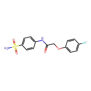 N-(4-(Aminosulfonyl)phenyl)-2-(4-fluorophenoxy)acetamide structure