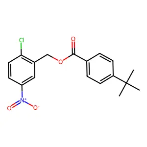 (2-Chloro-5-nitrophenyl)methyl 4-tert-butylbenzoate structure