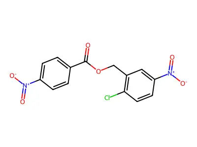 2-Chloro-5-nitrobenzyl 4-nitrobenzenecarboxylate structure