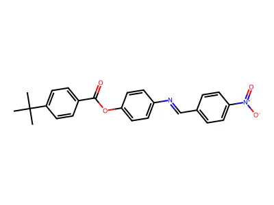 [4-[(4-Nitrophenyl)methylideneamino]phenyl] 4-tert-butylbenzoate structure