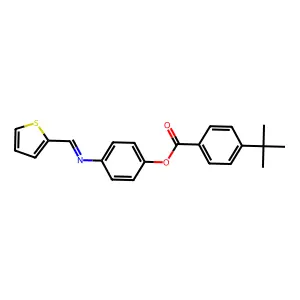 4-[(2-Thienylmethylene)amino]phenyl 4-(tert-butyl)benzenecarboxylate structure