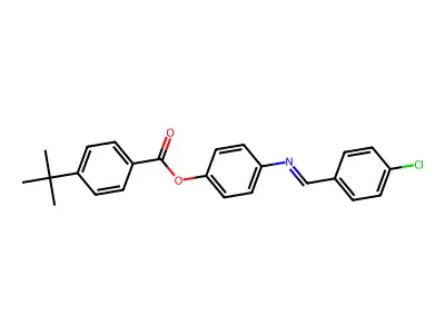 4-{[(4-Chlorophenyl)methylene]amino}phenyl 4-(tert-butyl)benzenecarboxylate structure