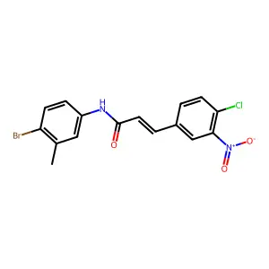 C16H12BrClN2O3 structure