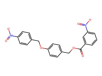 {4-[(4-Nitrophenyl)methoxy]phenyl}methyl 3-nitrobenzoate structure