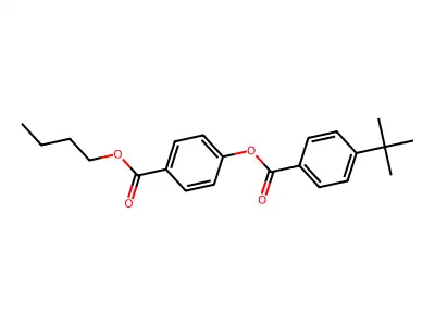 (4-Butoxycarbonylphenyl) 4-tert-butylbenzoate structure